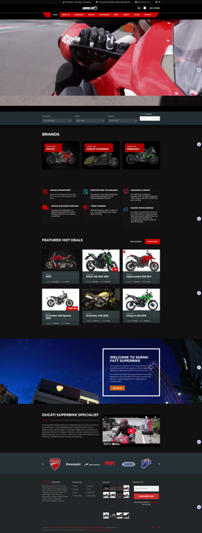 Sheng Fatt Superbikes E‑Commerce Website